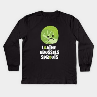 Loathe Brussels Sprouts Kids Long Sleeve T-Shirt